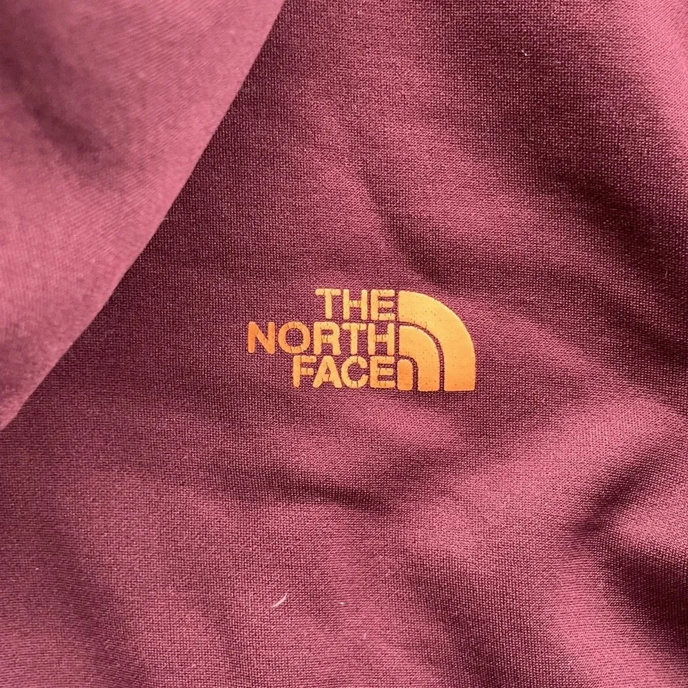 North Face Hoodie Men's XL Burgundy Orange Outdoor Skater Travel Sportswear Gorp
